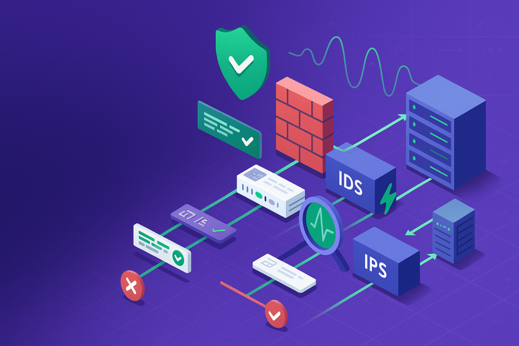 Network security components and monitoring tools
